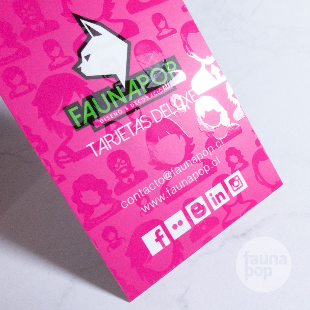 Tarjetas de presentación UV