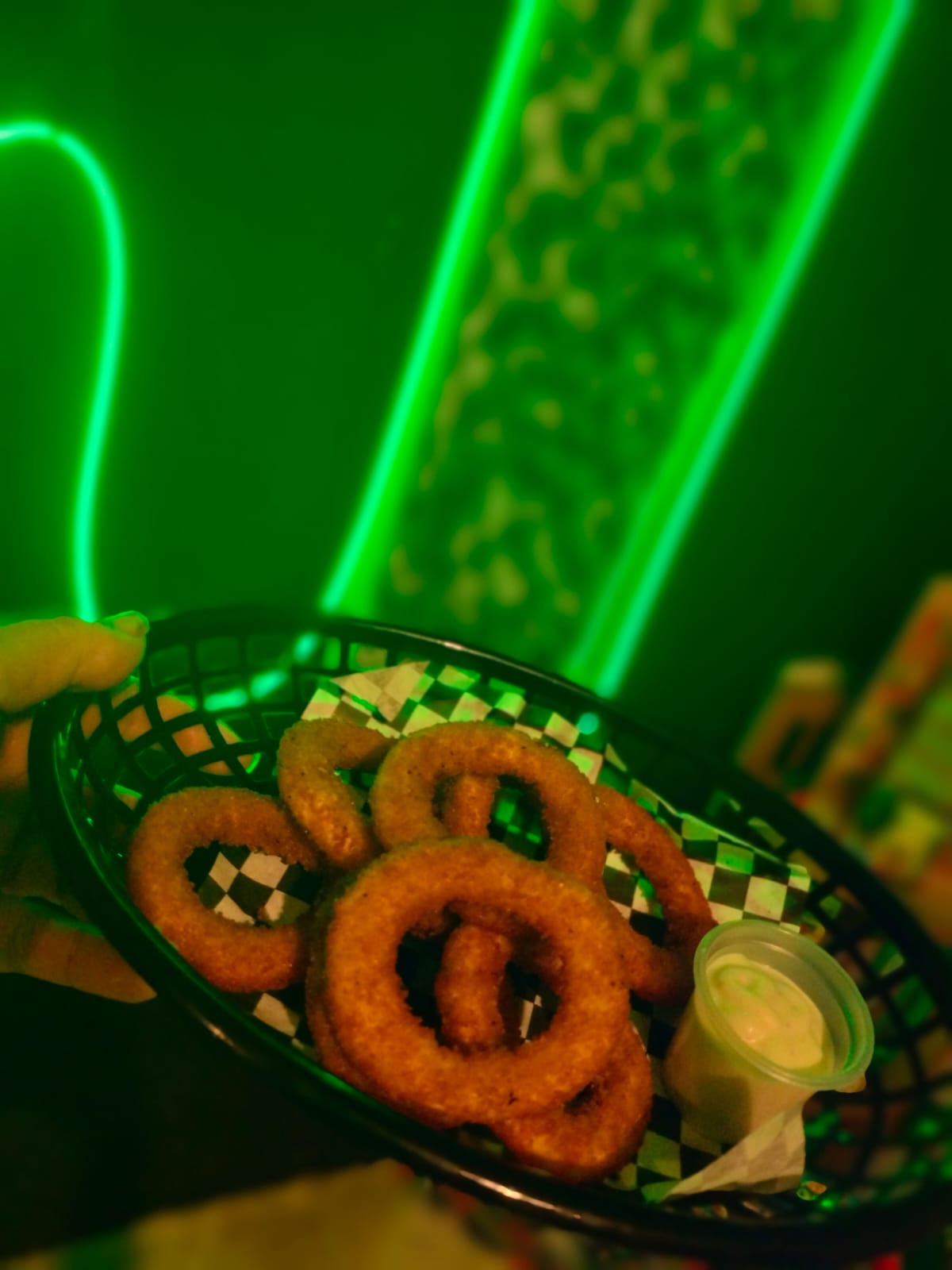 Aros de cebolla fritos