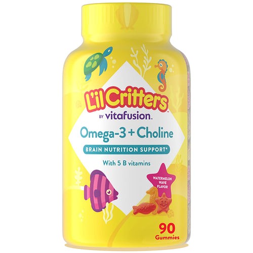 Lil Critters Omeg-3 + Choline 90 Gomitas