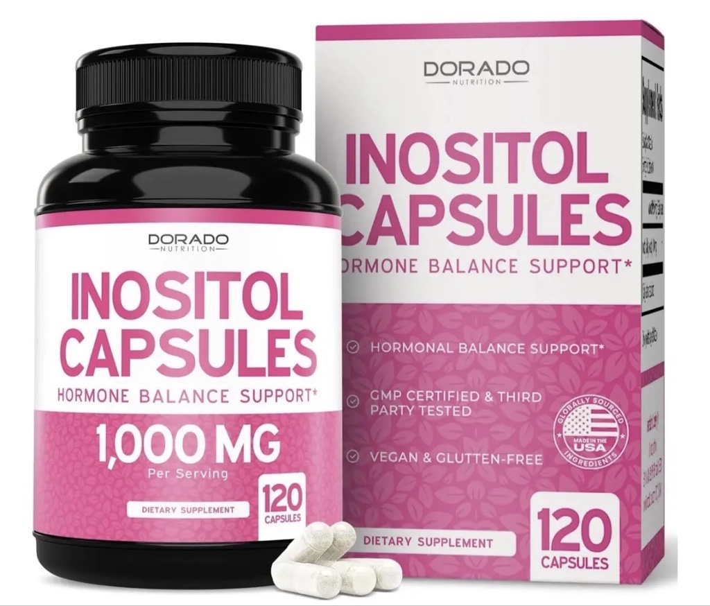 Dorado Nutrition  Inositol 1000mg 120 Capsulas