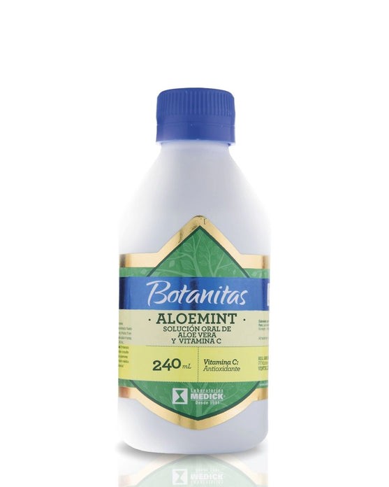 Aloemint Botanitas Solución Oral Aloe Vera Vitamina C 240ml