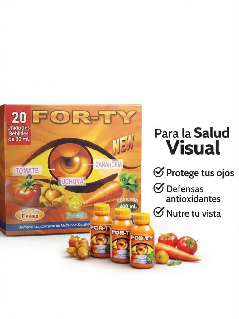 For-ty Salud Visual 20 Unidades Bebibles 20 Ml Antioxidante