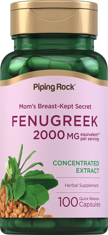 Piping Rock Fenugreek 2000mg 100 Cápsulas