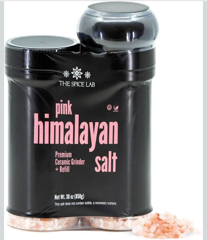 Sal Rosada Del Himalaya Molino + Repuesto 850g Spice Lab