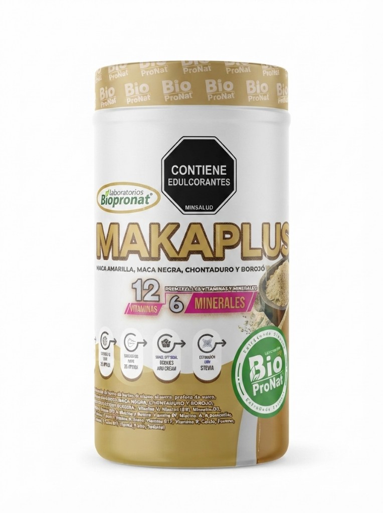 Biopronat Makaplus Maca Amarilla Negra Borojo Vitamina 800g