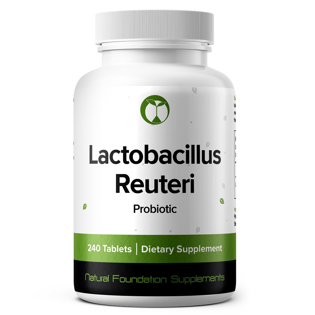 Probiótico Lactobacillus Reuteri Natural Foundation  240 Tabs