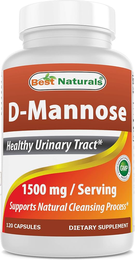 Best Naturals D-mannose 1500mg 120 Cápsulas