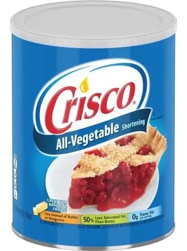 Manteca Vegetal Crisco Shortening Reposteria Cocina 2.72kg