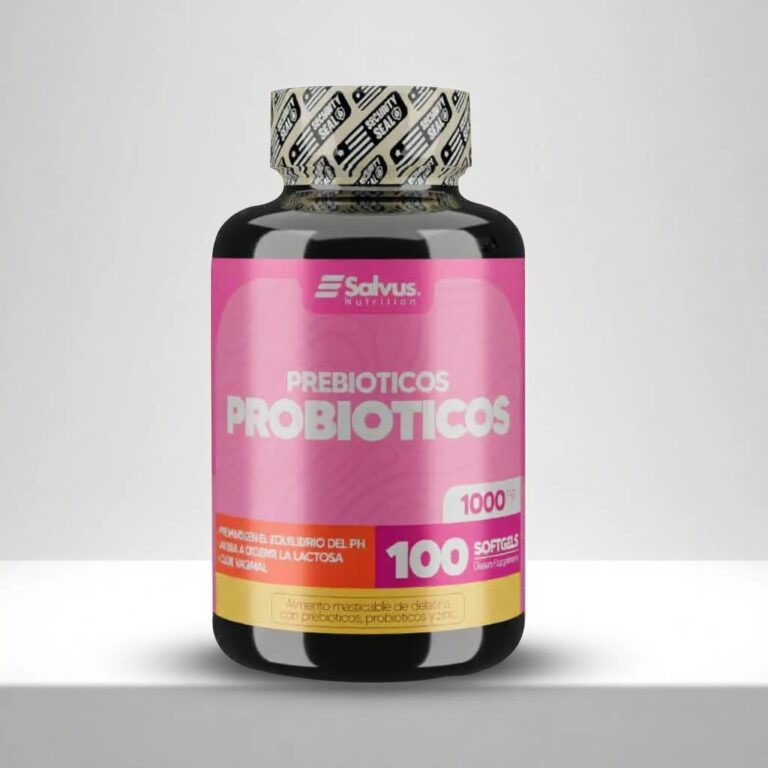 Salvus Prebióticos Probióticos 1000mg 100 Cápsulas