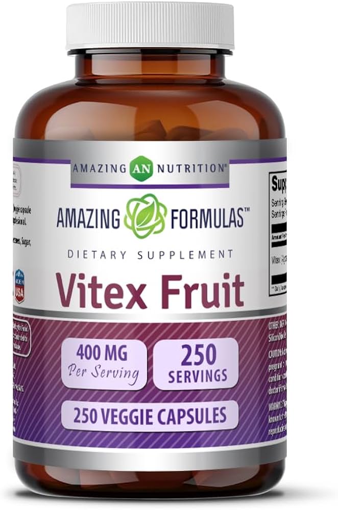 Amazing Fórmulas Vitex Fruit 400mg 250 Capsulas   Salud Femenina