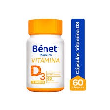 Benet Vitamina D3 2000iu 60 Tabletas