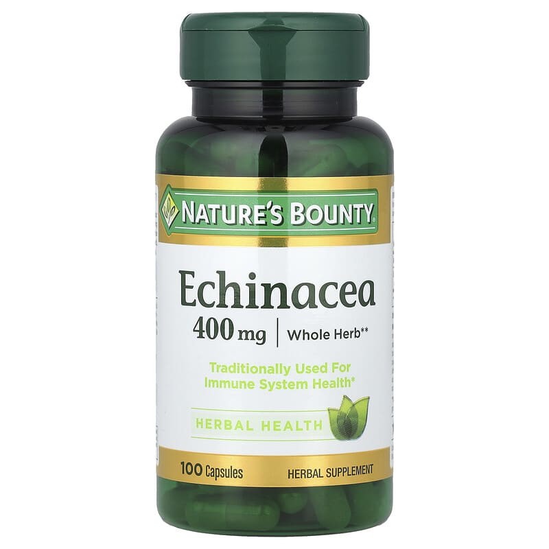 Natures Bounty Echinacea 400mg 100 Capsulas