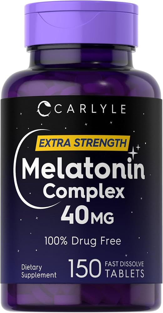 Carlyle Melatonina Complex 40mg 150 Tabletas Extra Fuerte