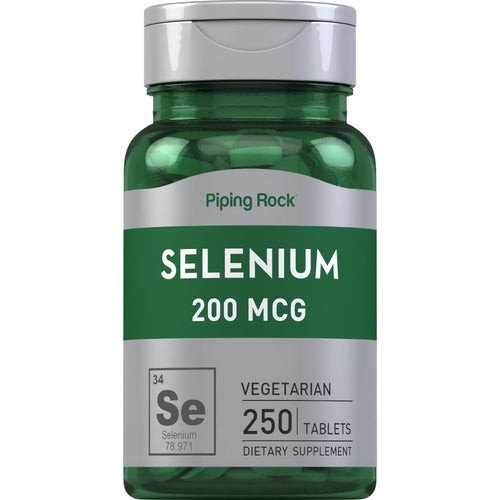 Piping Rock Selenio 200mcg 250 Tabletas