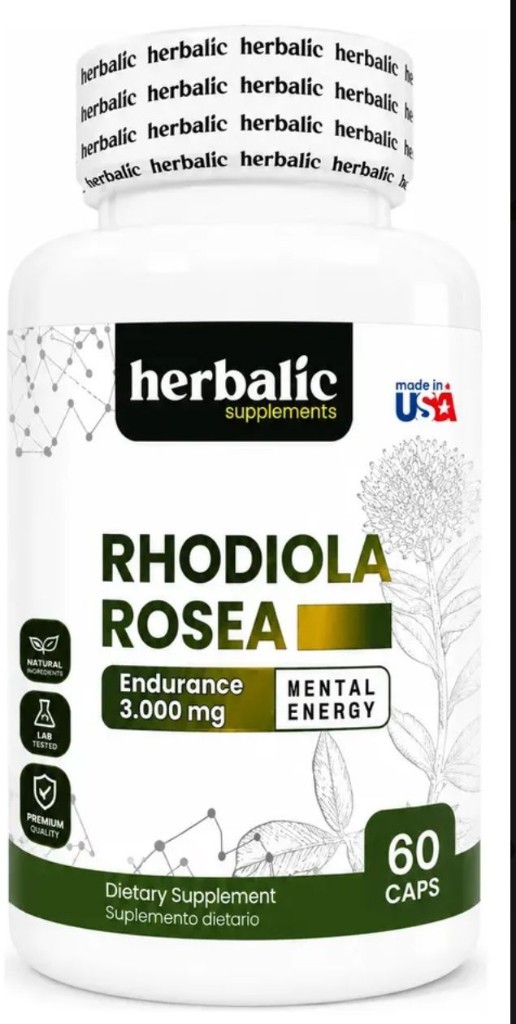 Herbalic Rhodiola Rosea 3000mg 60 Cápsulas