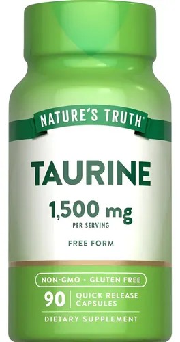 Natures Truth Taurina 1500mg 90 Cápsulas