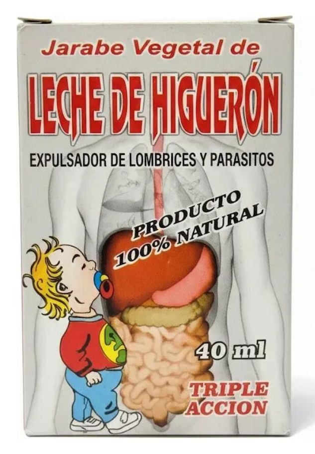 Jarabe Vegetal Leche Higuerón Casigua Parásitos Lombris