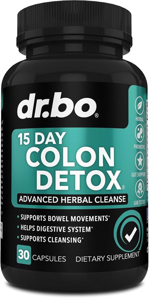 Dr.bo Colon Detox 30 Capsulas Desintoxica Limpia Intestino