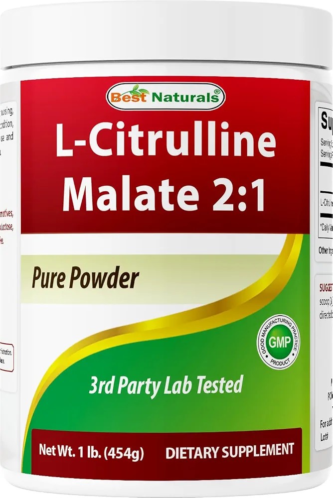 Best Naturals L-Citrulina Malato 2:1 Polvo 454g