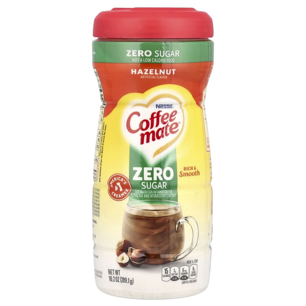 Coffe Mate Crema Para Café Avellana Libre Azúcar 289g