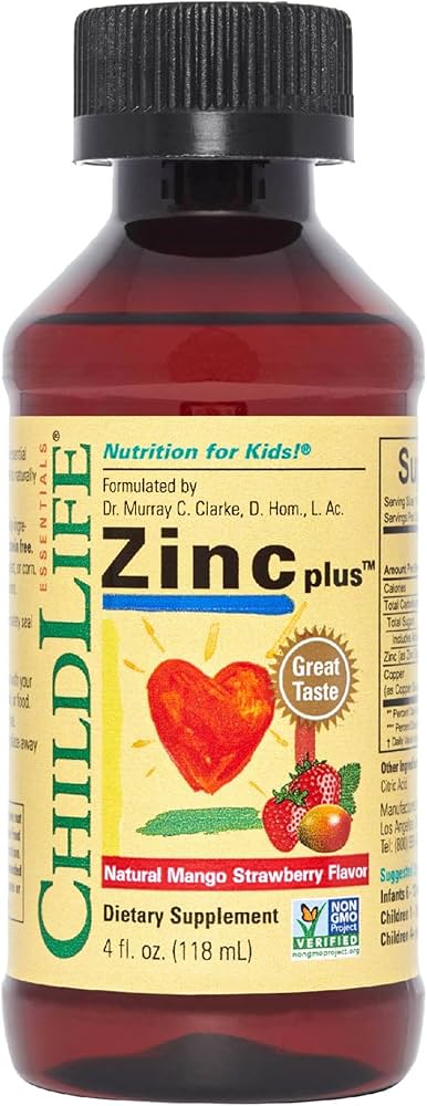 Child Life Zinc Plus Para Niños 118ml Líquido Mango Fresa