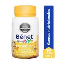Benet Kids Propóleo Salud Respiratoria Sistema Inmunológico  60 Gomitas Niños
