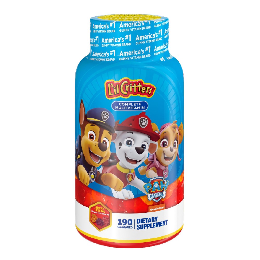 Lil Critters Multivitamínico Niños 190 Gomitas Paw Patrol