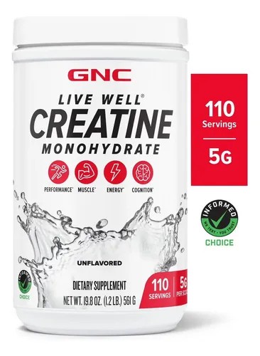 GNC Monohidrato De Creatina 561 g 110 Servicios