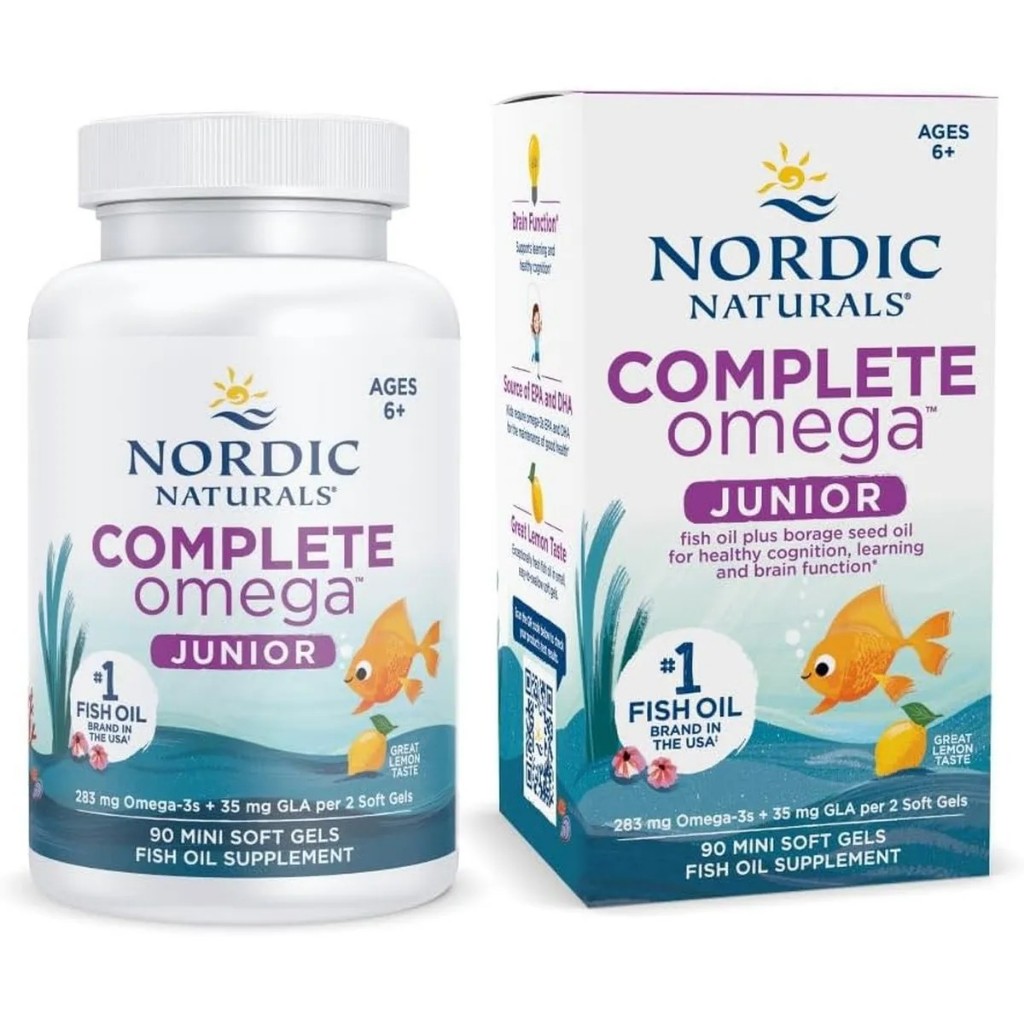 Nordic Omega-3-6-9 junior niños 90 Cápsulas