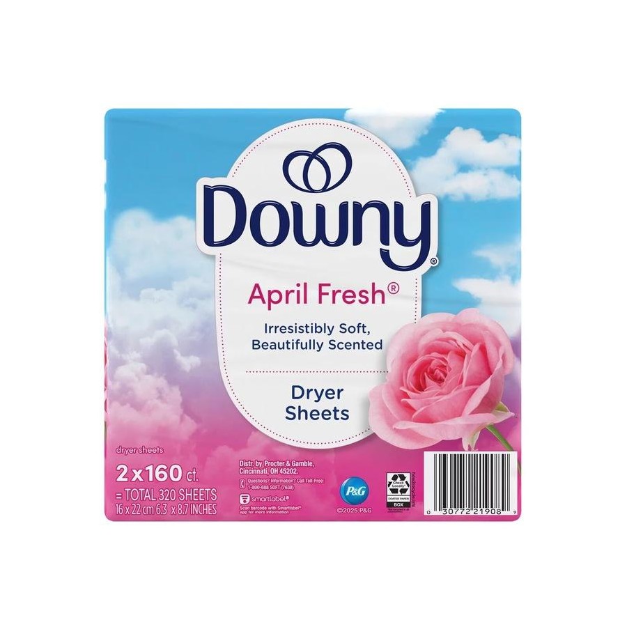 Downy Hojas Para Secadora Suavizantes Ropa 160 Hojas