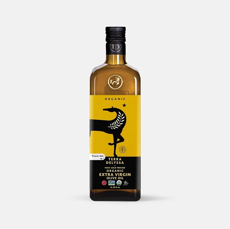 Aceite De Oliva Extra Virgen Orgánico Terra Delyssa 1 Litro Vidrio