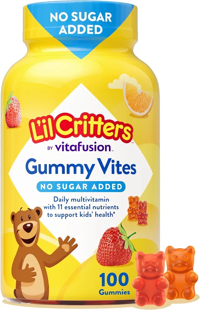 Lil Critters Multivitamínico Para Niños 100 Gomitas Sin Azúcar