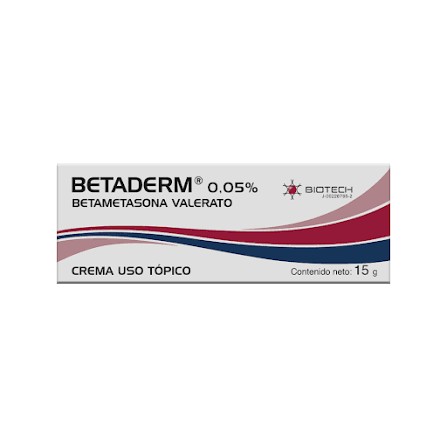 Betaderm 0.05% Crema Betametasona Valerato 15gr