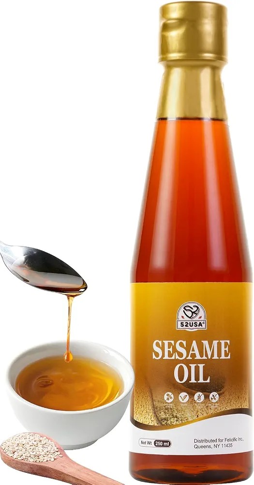 52USA Aceite Sésamo Puro Cocina Asiática 250ml
