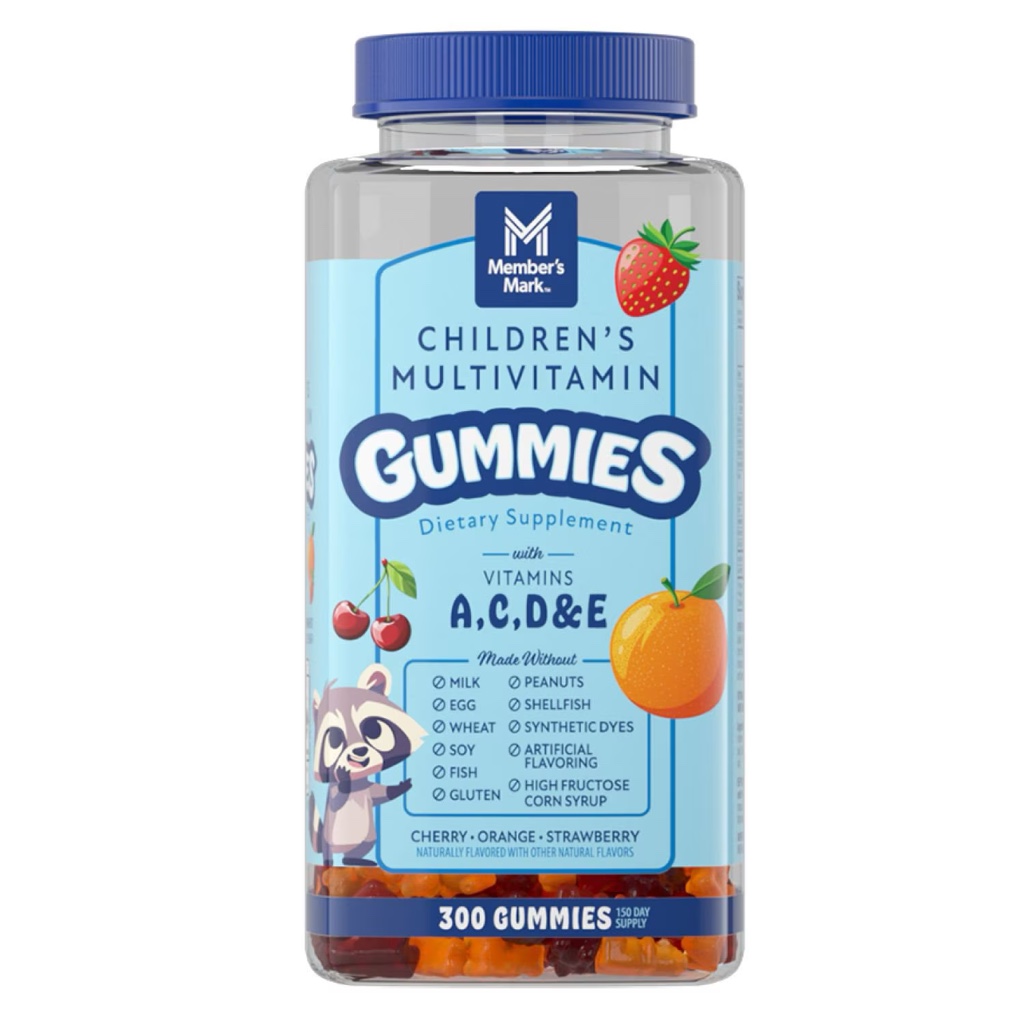 Members Mark Multivitaminico Niños 300 Gomitas Vitaminas