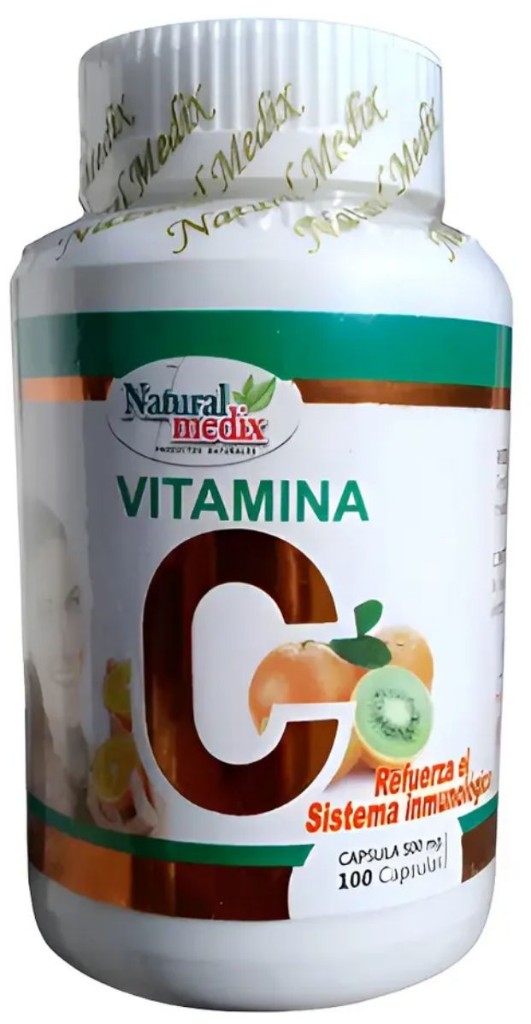 Natural Medix Vitamina C 500mg 100 Capsulas