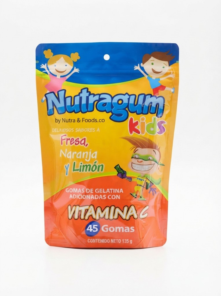 Nutragum Kids Vitamina C Zinc Niños 45 Gomitas