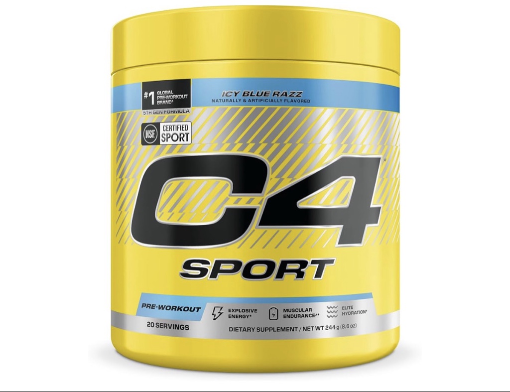 C4 Sport Pre Entreno 20 Servicios lcy Blue Razz