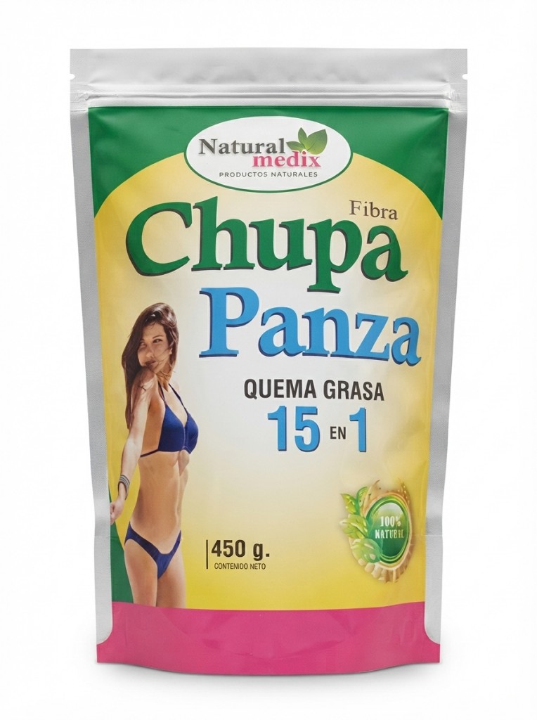Natural Medix Fibra Chupa Panza Quema Grasa 450g Polvo