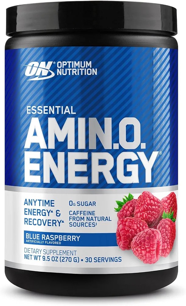 Optimim Nutrition Aminoácidos Energy BCAA Frambuesa 30 Servicios