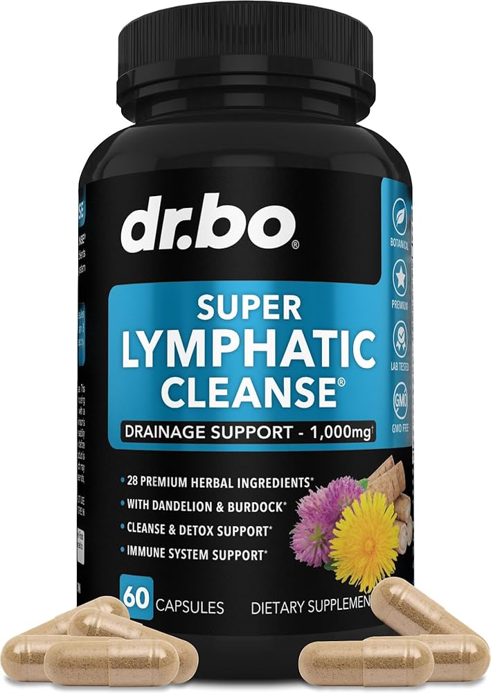 Dr.Bo Drenaje Linfático Limpia Nódulos Linfáticos 60 Capsulas