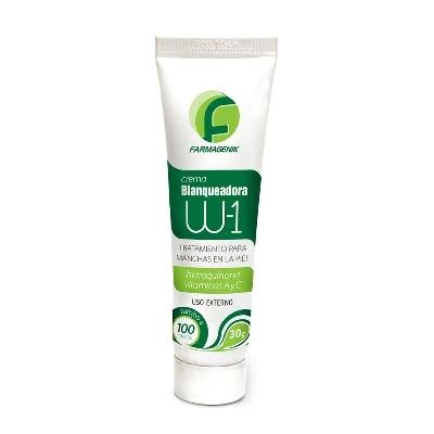 Farmagenik W1 Crema blanqueadora Hidroquinona  Manchas Piel