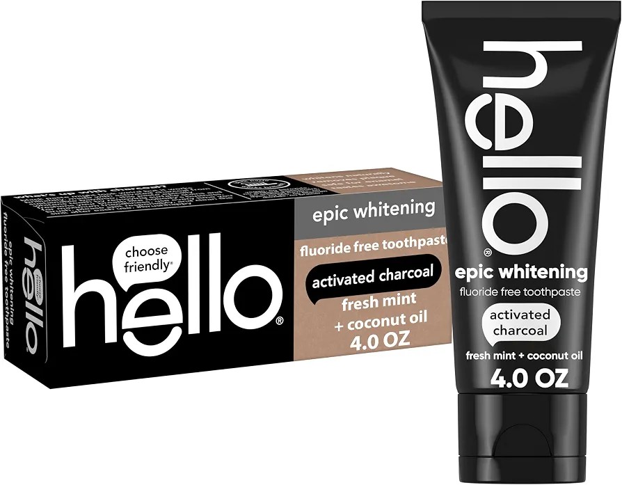 Hello Crema Dental Carbon Activdo Aceite Coco 113g