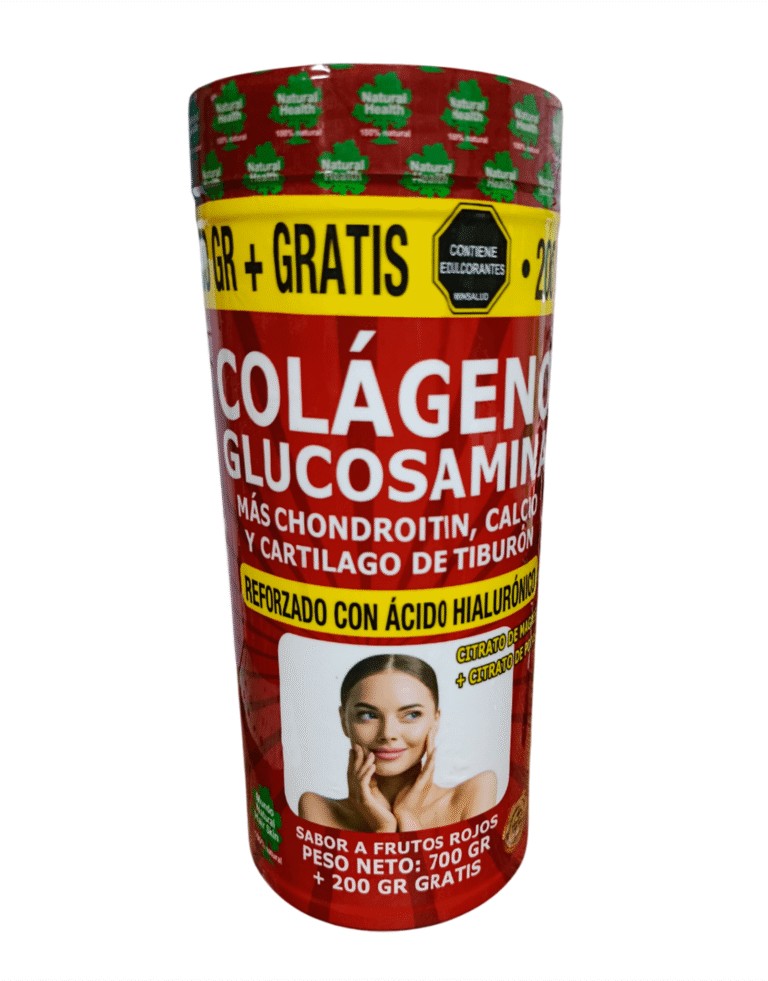 Colágeno Glucosamina Condroitina Calcio Cartílago De Tiburón 900g