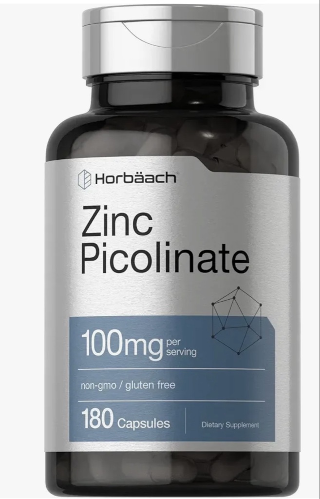 Horbaach Policonato De Zinc 100mg 180 Capsulas