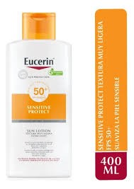 Eucerin Sensitive Protec Spf50 Textura Muy Lijera 400ml