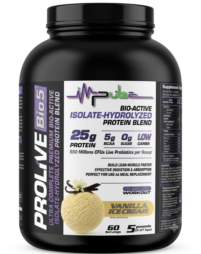 Prolive Bio5 Proteína Isolate Hidrolizada 2.27kg 60 Servicio