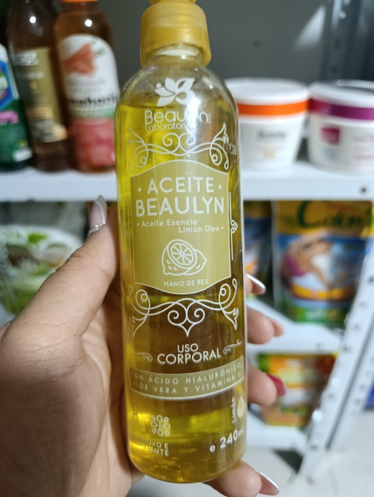 Beaulyn Aceite de Mano de Res y Limón 240ml
