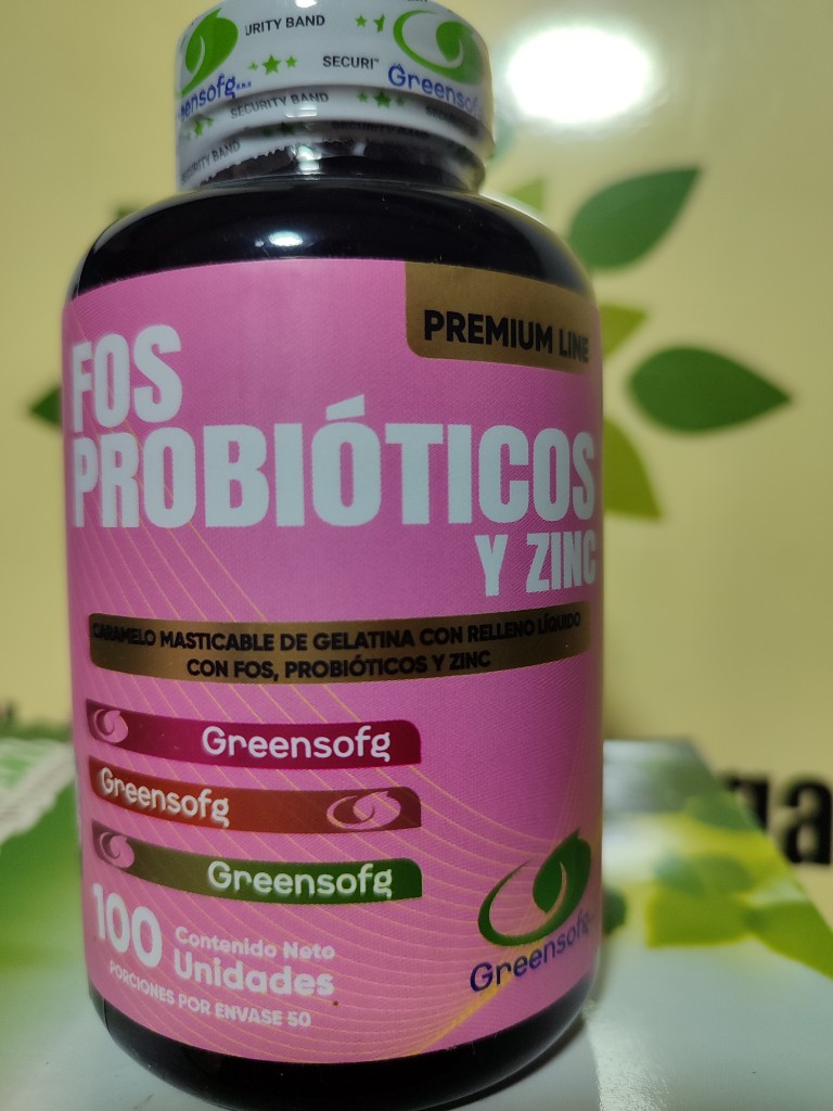 Greensofg FOS Probióticos y Zinc