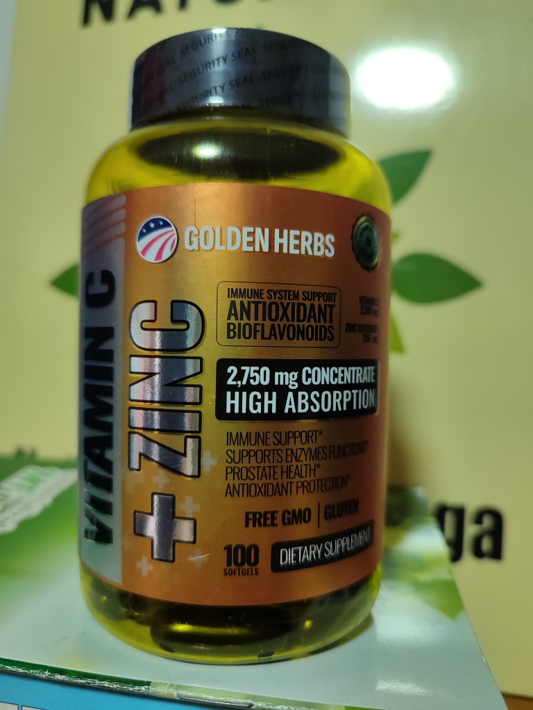 Golden Herbs Vitamina C + Zinc